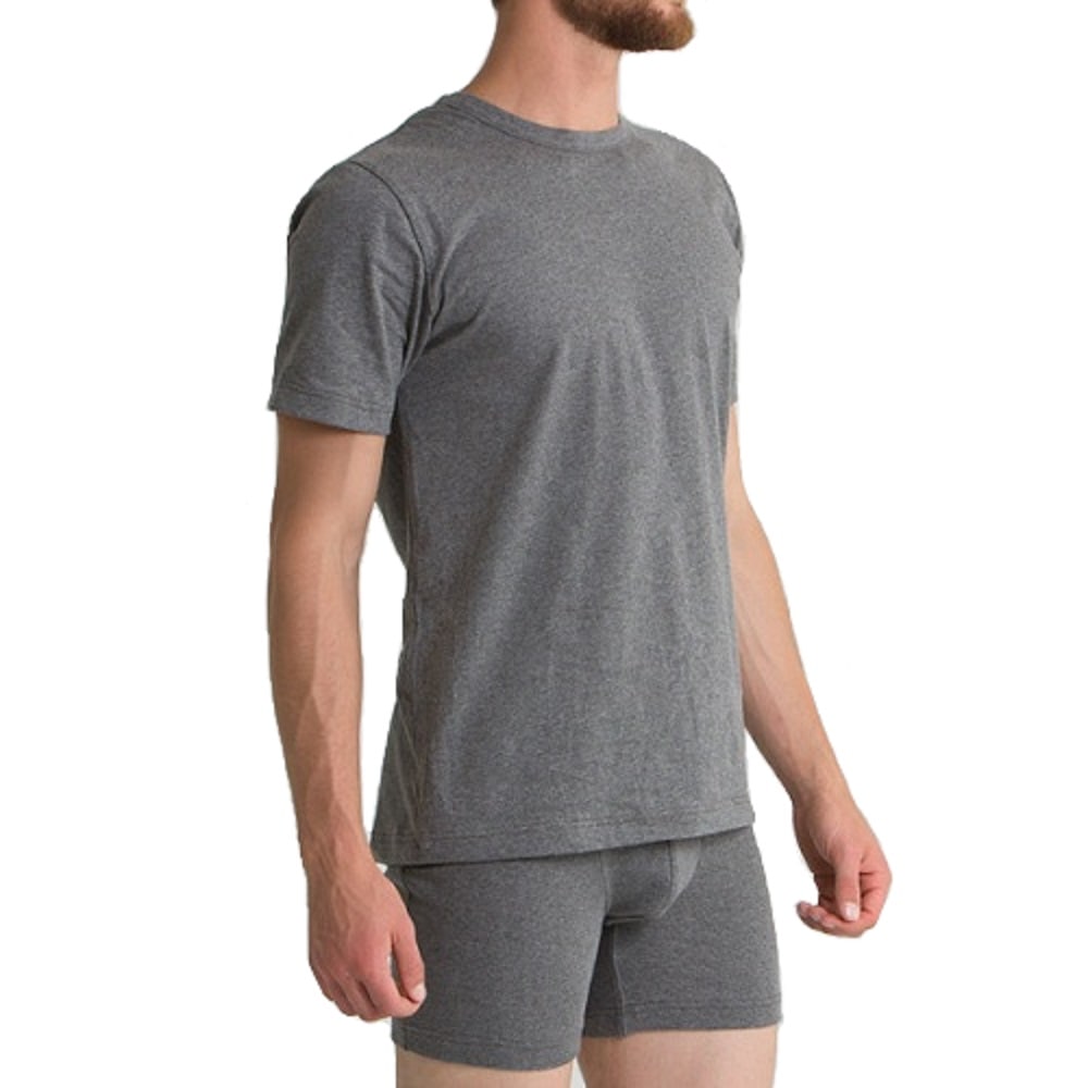 100%オーガニックコットン コトニーク メンズ Tシャツ　グレー