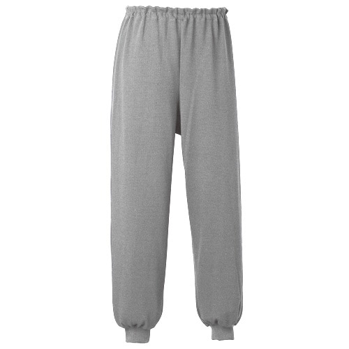 【入院】【車椅子】【介護】　裾リブ付きズボン：グレー