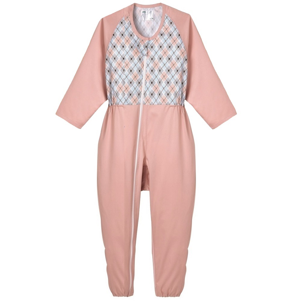 【つなぎ】【オールシーズン】プライムコンビネーションII フルオープン型：ツイルピンク