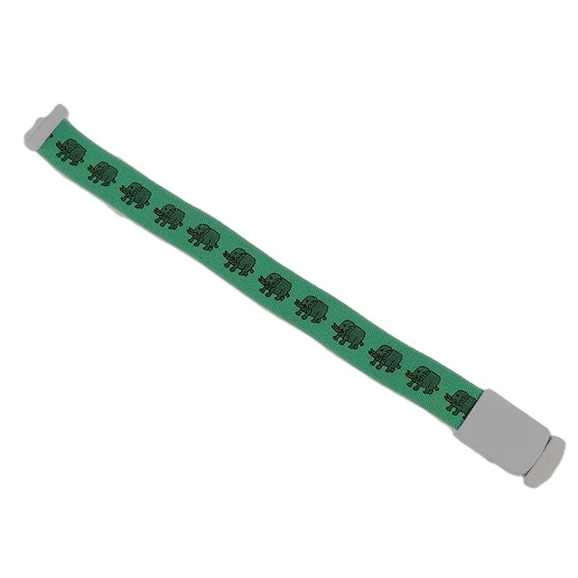 【駆血帯】 ワンタッチ駆血帯アニマル柄 ショート：グリーン