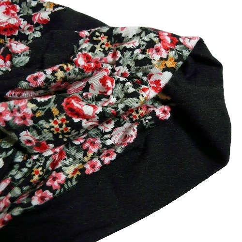 【抗がん剤治療】【医療用帽子】【ケア帽子】 モニークキャップ：ローズガーデン