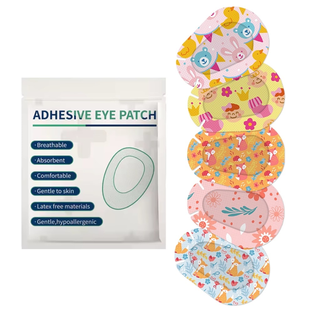 【斜視】【弱視】斜視弱視訓練用 シール眼帯:ガールズ 30枚入