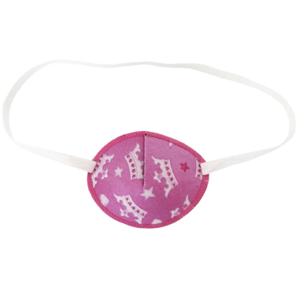 【ものもらい】【斜視】【眼瞼炎】　キッズ用眼帯：ティアラ