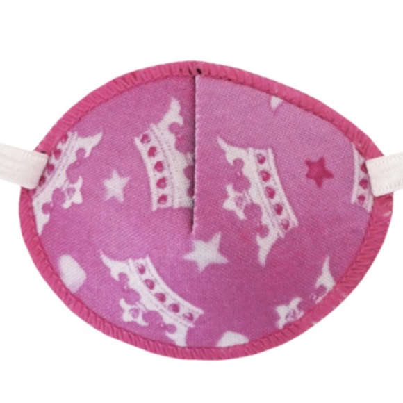 【ものもらい】【斜視】【眼瞼炎】　キッズ用眼帯：ティアラ