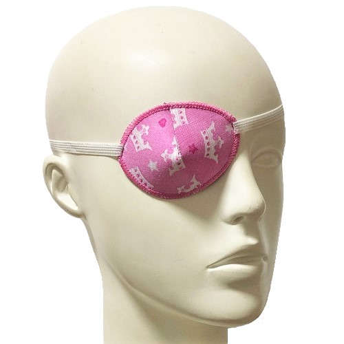 【ものもらい】【斜視】【眼瞼炎】　キッズ用眼帯：ティアラ