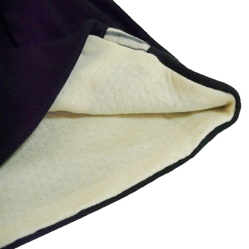 【抗がん剤治療】【医療用帽子】【ケア帽子】 エココンビシャロット：黒Xボーダー