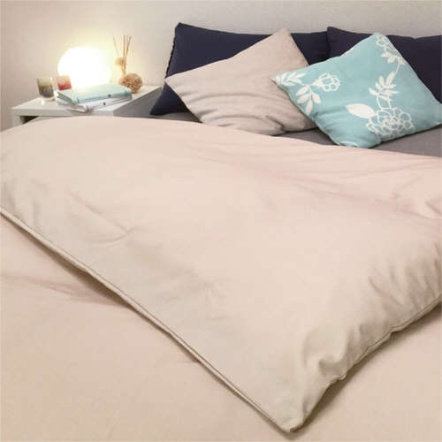 超撥水 掛け布団カバー：ベージュ