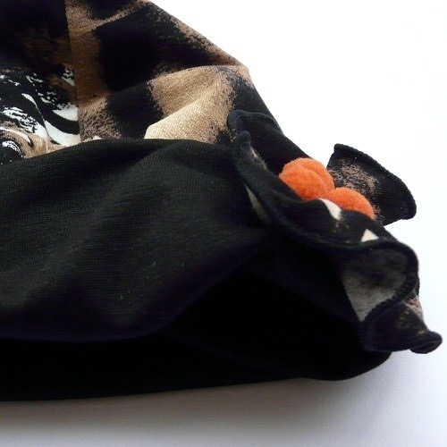 【医療用帽子】【ベビー＆キッズ】 コットンフラッパー アブストラクト