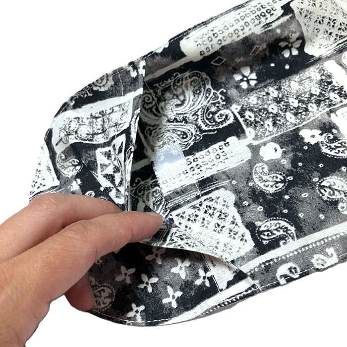 【オストメイト】【ストーマ】【人工肛門】 コットンストーマパウチカバー：コラージュ