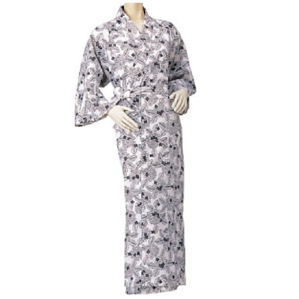 【ねまき】【パジャマ】【入院】 婦人ねまき:コン花柄