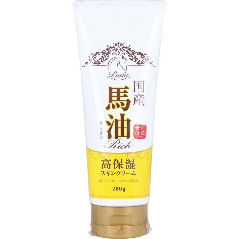 【スキンクリーム】 ロッシモイストエイド 国産馬油配合 スキンクリーム N やさしく香るサクラの香り 200g