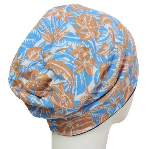 【抗がん剤治療】【医療用帽子】【ケア帽子】 アロハ オーガニックコットンワッチ