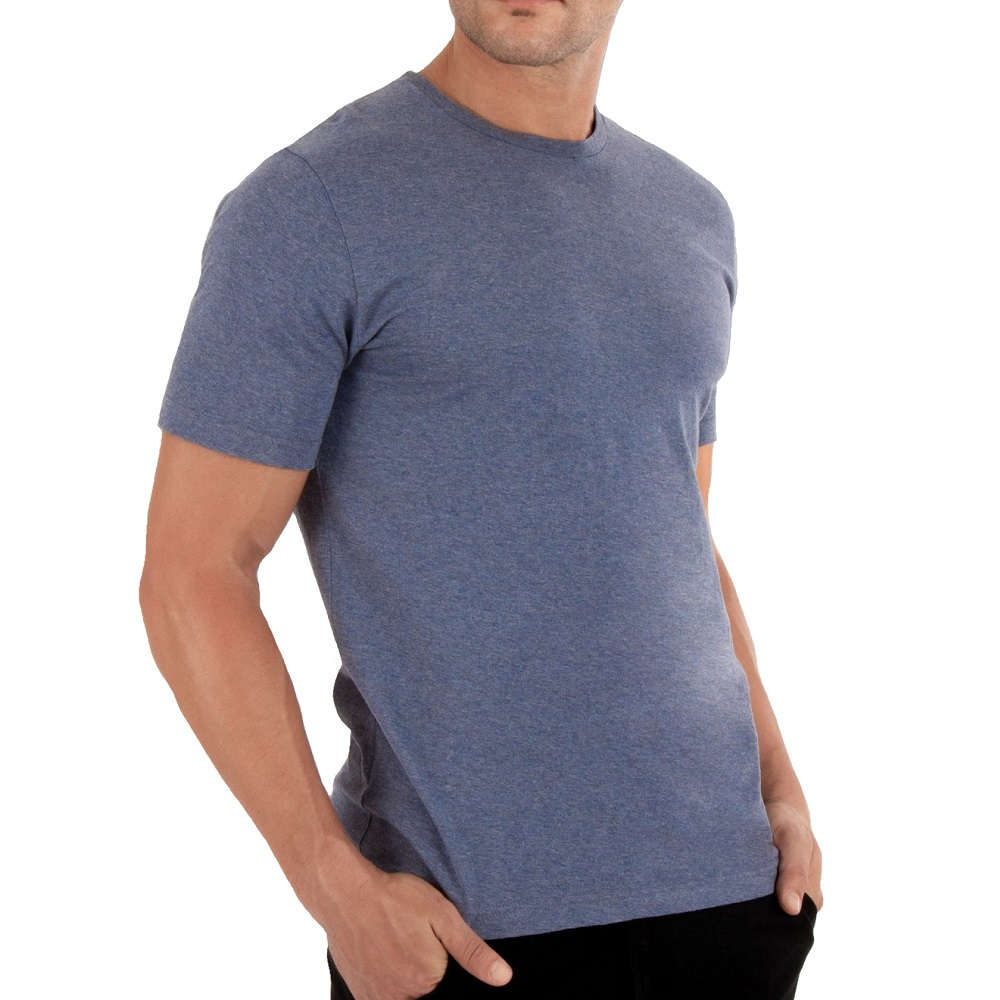 100%オーガニックコットン コトニーク メンズ Tシャツ ブルー