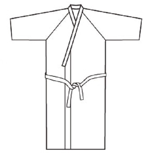 【ねまき】【パジャマ】【入院】 婦人カラーガーゼねまき：ピンク