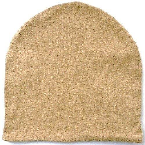 【抗がん剤治療】【医療用帽子】【ケア帽子】 リバーシブルエリゼシャロット：茶