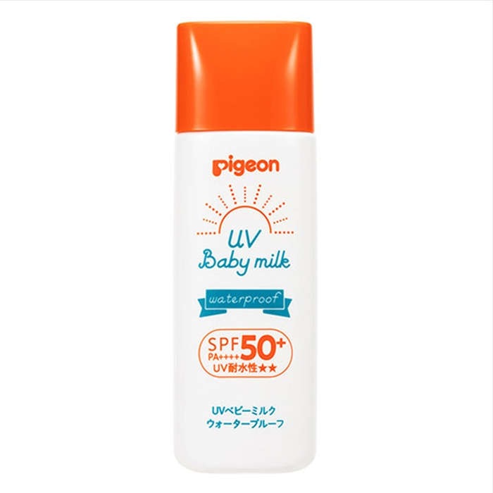 【日焼け止め】 ピジョン UVベビーミルク ウォータープルーフ SPF50＋ PA++++ 50g