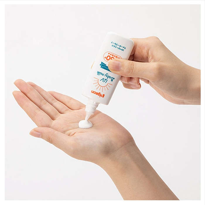 【日焼け止め】 ピジョン UVベビーミルク ウォータープルーフ SPF50＋ PA++++ 50g