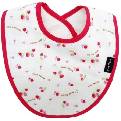 【よだれかけ】【スタイ】アンナニコラ いちごスタイ