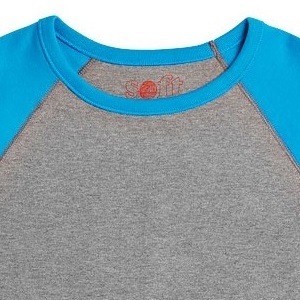 【感覚・触覚過敏症】キッズ長袖Tシャツ：オーガニックコットン ダヌーブ【XS3-4歳～S4-5歳サイズ】