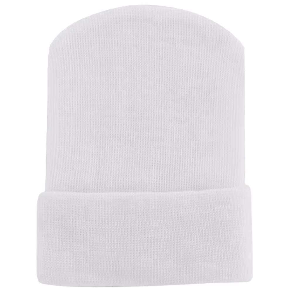 【未熟児】【低出生体重児】【早産児】【NICU】用 のびのびホスピタル帽子:ホワイト