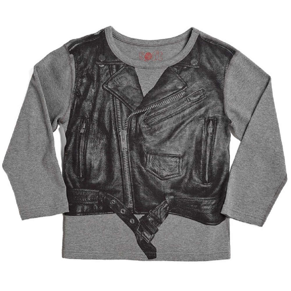 【感覚・触覚過敏症】【アトピー】【敏感肌】 子供服:長袖Tシャツ:100%オーガニックコットン ライダーズ