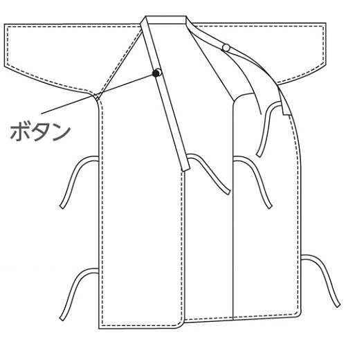 【ねまき】【入院】【介護】【男女兼用】 ケアねまき：メリヤスタイプ ファニークリーム