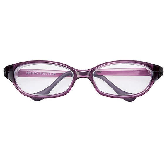 【花粉防止メガネ】【UVカット】 スカッシーフレックスプラス M（ミディアム） パープル