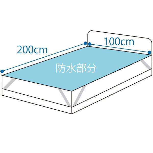 【全面シーツ】 パイル全面防水シーツ