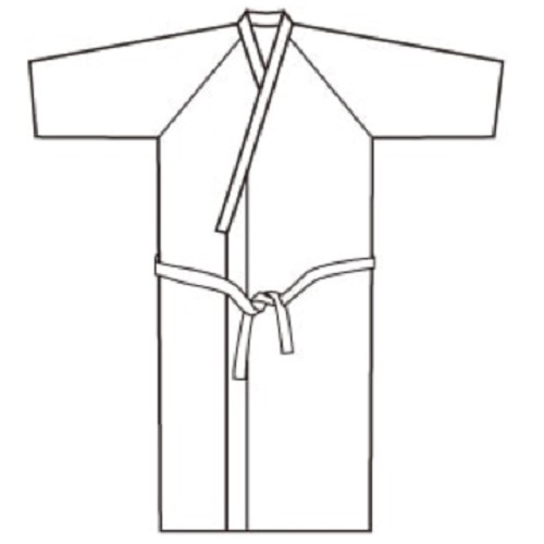 【ねまき】【パジャマ】【入院】 紳士ねまき：コン幾何柄