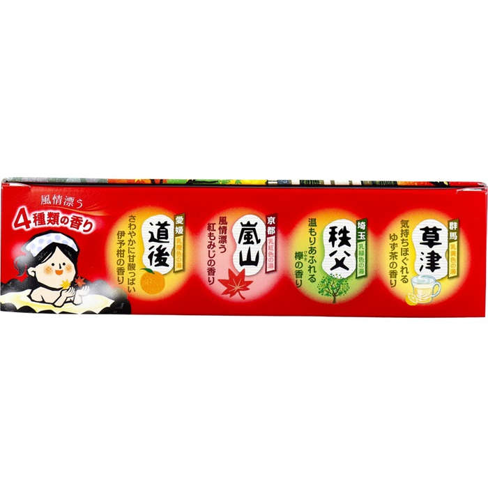 【入浴剤】 いい湯旅立ち 薬用入浴剤 紅葉にごり湯の宿 25g×12包入