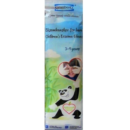 【ノルウェー喘息・アレルギー協会推薦】 ひっかき防止 アトピーバンブー手袋：キッズ用