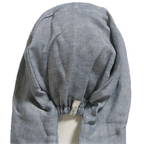 【抗がん剤治療】【医療用帽子】【ケア帽子】 オーガニック エアリー バンダナキャップ：グレー