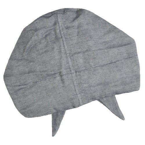 【抗がん剤治療】【医療用帽子】【ケア帽子】 オーガニック エアリー バンダナキャップ：グレー