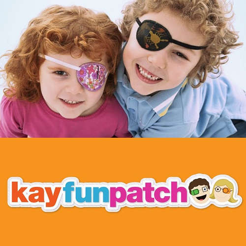 【ものもらい】【斜視】【眼瞼炎】 キッズ用眼帯:デニムフラワー