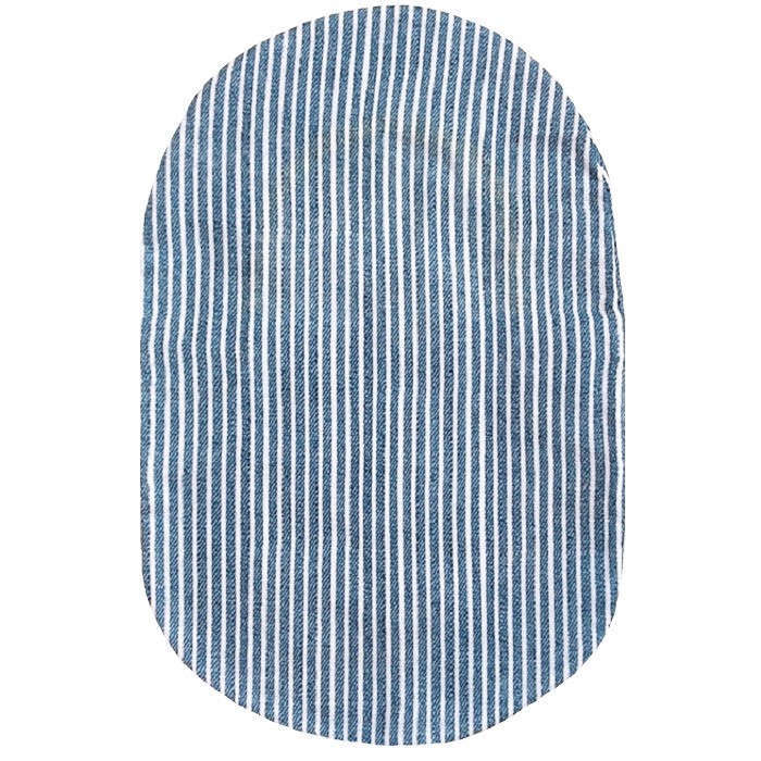 【オストメイト】【ストーマ】【人工肛門】 着せ替えストーマパウチカバー カバコさん：ブルーストライプ