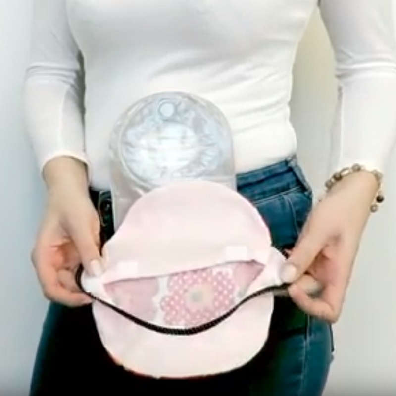 【オストメイト】【ストーマ】【人工肛門】 着せ替えストーマパウチカバー カバコさん：ブルーストライプ