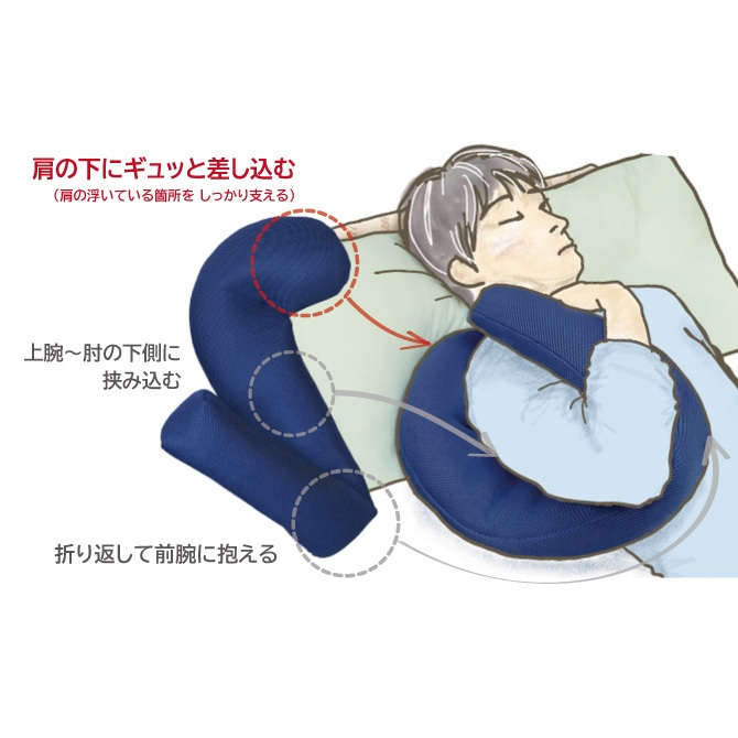【拘縮予防】リリーフピロー〈腕・脇拘縮用〉