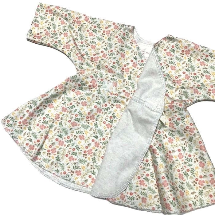 【未熟児】【低出生体重児】【早産児】【NICU】用 ベビー服： 長袖ワンピトップ ミミ