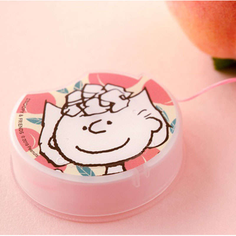 スヌーピー&フレンズ デンタルフロス ピーチの香り 50m 約3ヶ月分