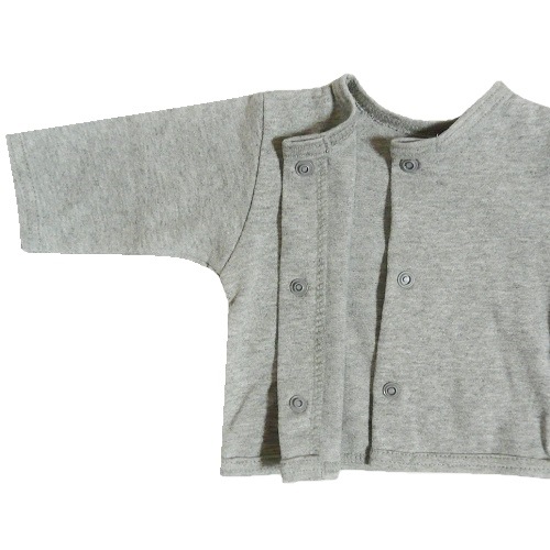 【未熟児】【低出生体重児】【早産児】【NICU】用 ジャケット： グレー