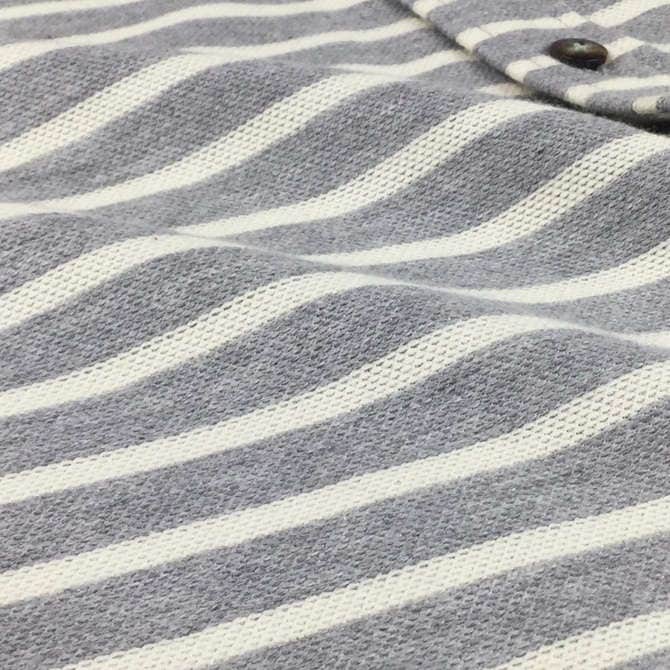 【プレミアム介護ウェア】 インレーボーダー レギュラーカラーシャツ/紳士