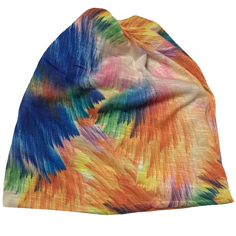 【抗がん剤治療】【医療用帽子】【ケア帽子】 3WAY　帽子・ヘアターバン・ネックウォーマー：サンシャイン