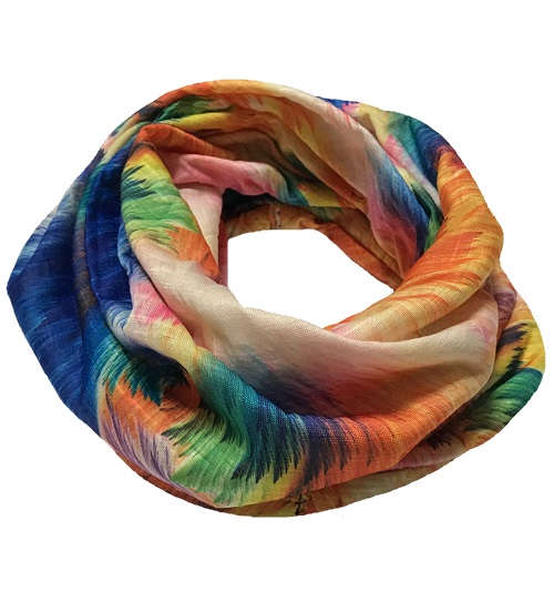 【抗がん剤治療】【医療用帽子】【ケア帽子】 3WAY　帽子・ヘアターバン・ネックウォーマー：サンシャイン