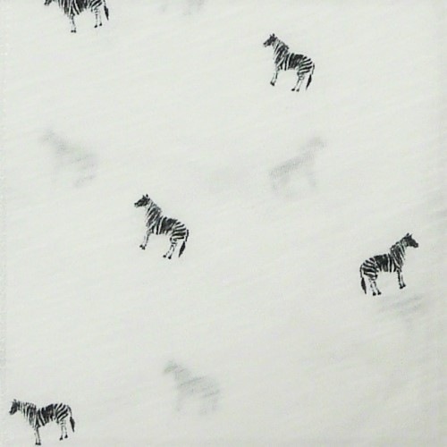 【未熟児】【低出生体重児】【早産児】【NICU】用 ベビー服：長袖長肌着 ゼブラホース