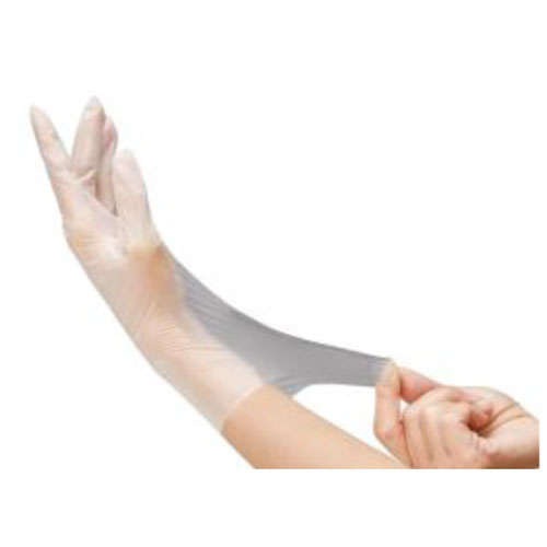 No.3061 エブケアシルキーグローブ 使い捨て手袋 半透明 箱入 LLサイズ 100枚入