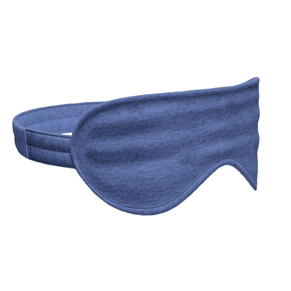 100%オーガニックコットン コトニーク アイマスク：ブルー