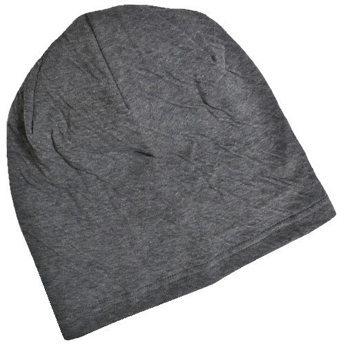 【抗がん剤治療】【医療用帽子】【ケア帽子】 オーガニックコットンダブルガーゼワッチ:ブラック