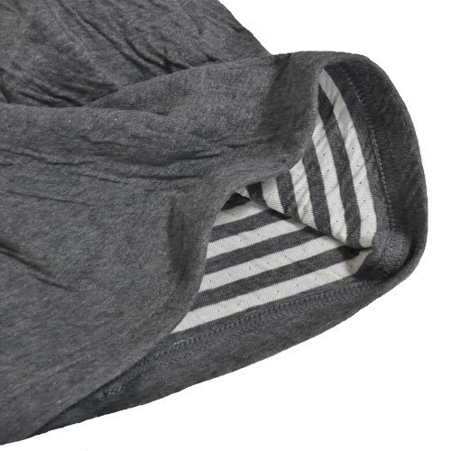 【抗がん剤治療】【医療用帽子】【ケア帽子】 オーガニックコットンダブルガーゼワッチ:ブラック