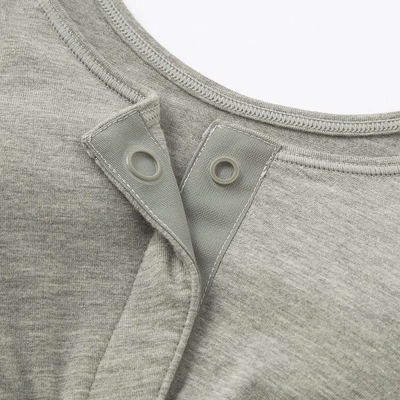 【乳がん】【乳房切除】【敏感肌】 グンゼ SELFEAR　前開きラクブラ：杢グレー