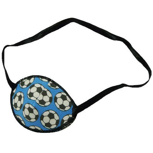 【ものもらい】【斜視】【眼瞼炎】　キッズ用眼帯：サッカー